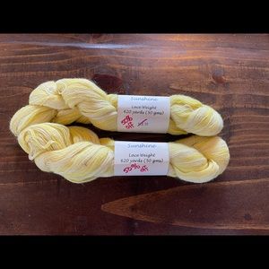 Nightingale Fibers Sunshine Hand Dyed Alpaca Yarn